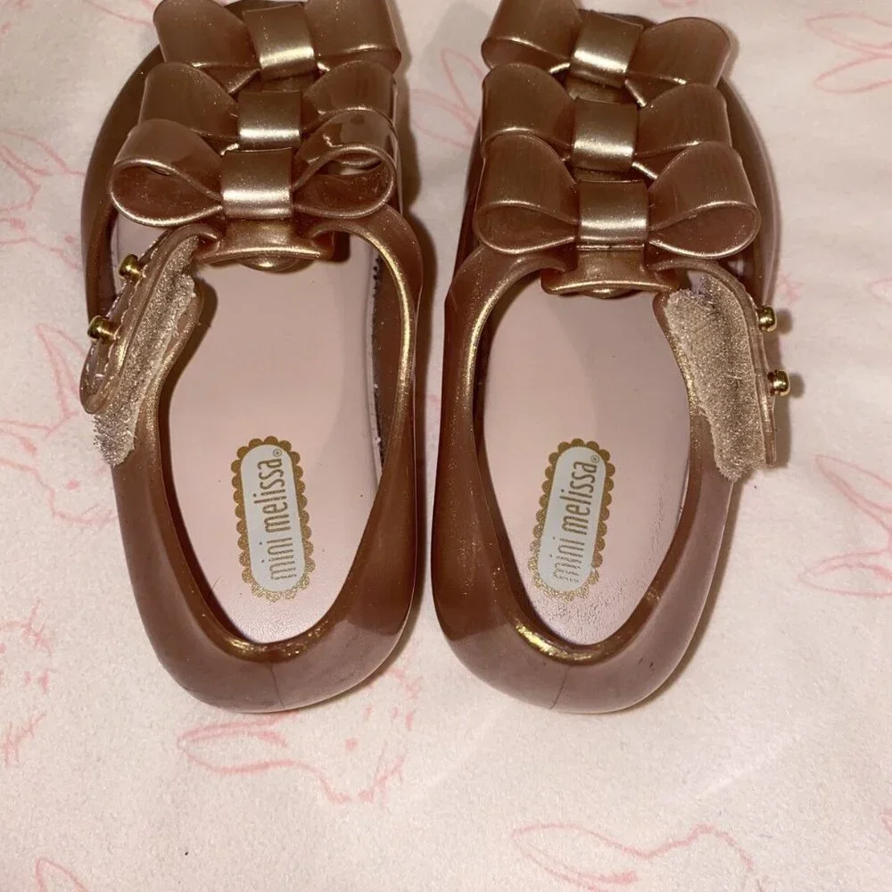 Mini Melissa Triple Bow Mary Janes